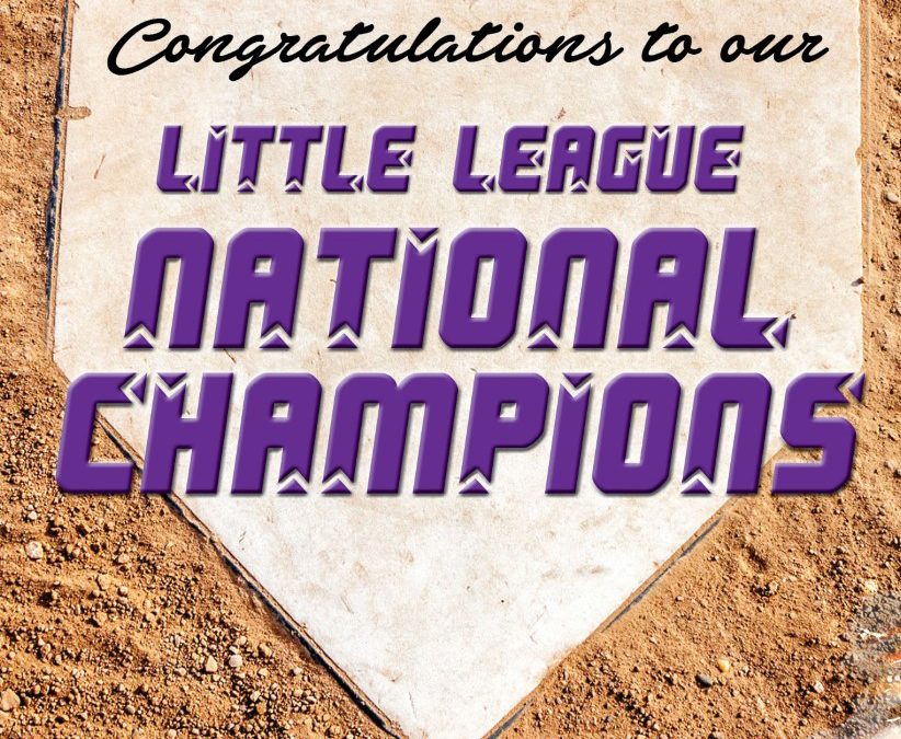 Help congratulate the Little League national champions!