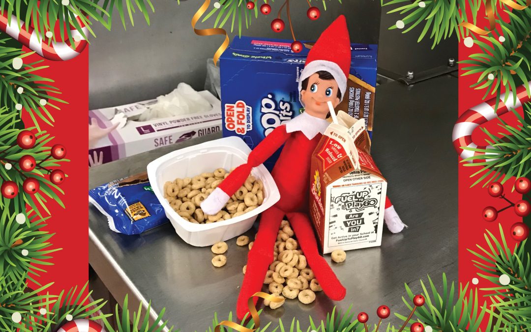 Elves are spreading holiday happiness in the kitchens