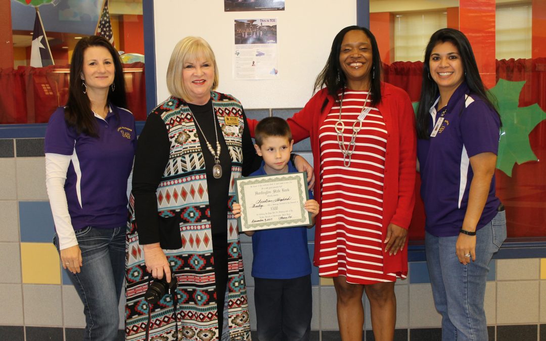 It Pays to Make A’s: Burley Primary Student Wins $500 from Huntington State Bank