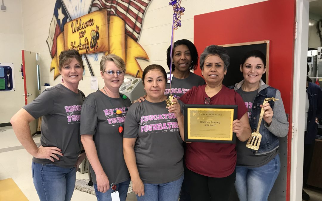 Hackney Primary Cafeteria Staff is this month’s Golden Spatula Award Winner