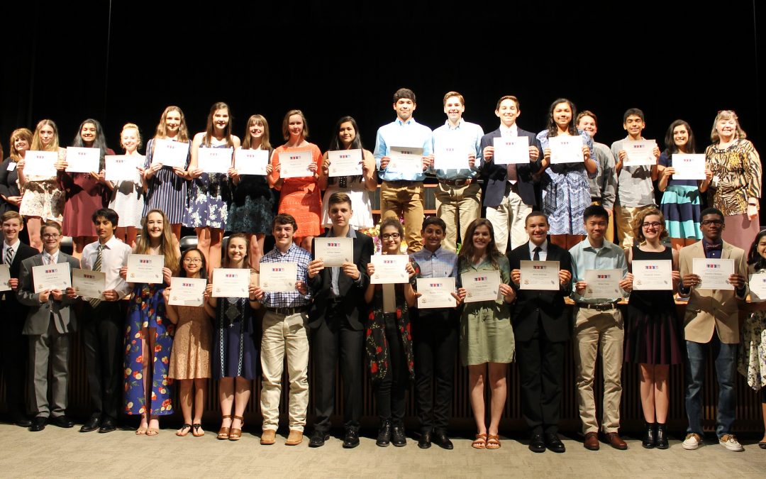 SFA STEM Academy inducts 31 students