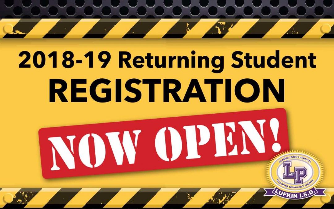 Register your returning or new student today!