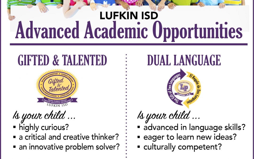 It’s time to apply for Gifted & Talented and Dual Language Program
