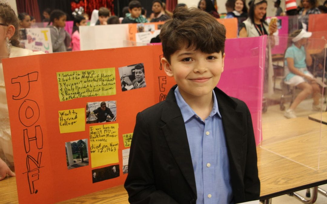 Wax to the max! Coston fourth graders assembled a live wax museum