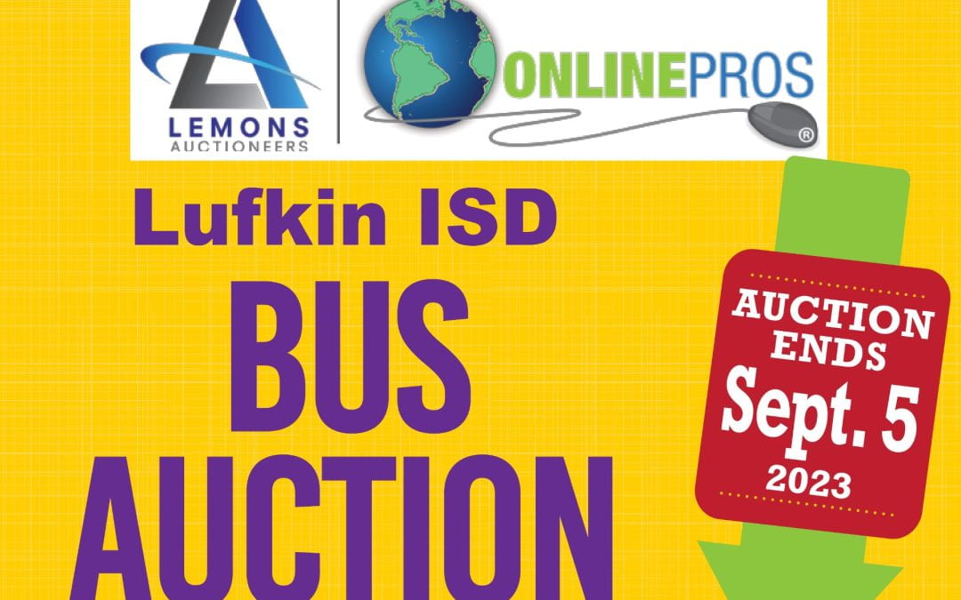 Lufkin ISD Bus Auction begins today