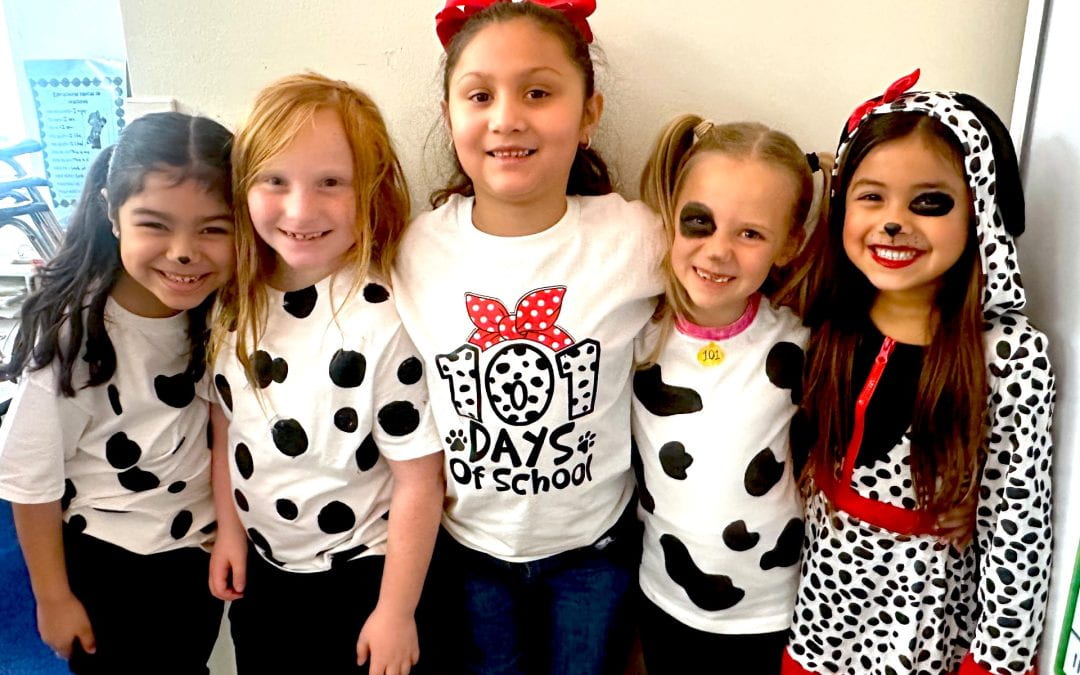 101 Dalmatians for the 101 Days of School at Burley Primary