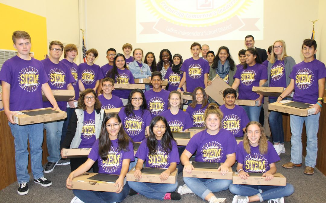 SFA STEM Academy students honored at Lufkin ISD Board Meeting