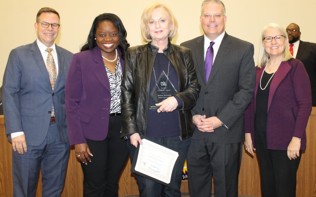 Lufkin ISD Excellence Awards presented at February LISD board meeting