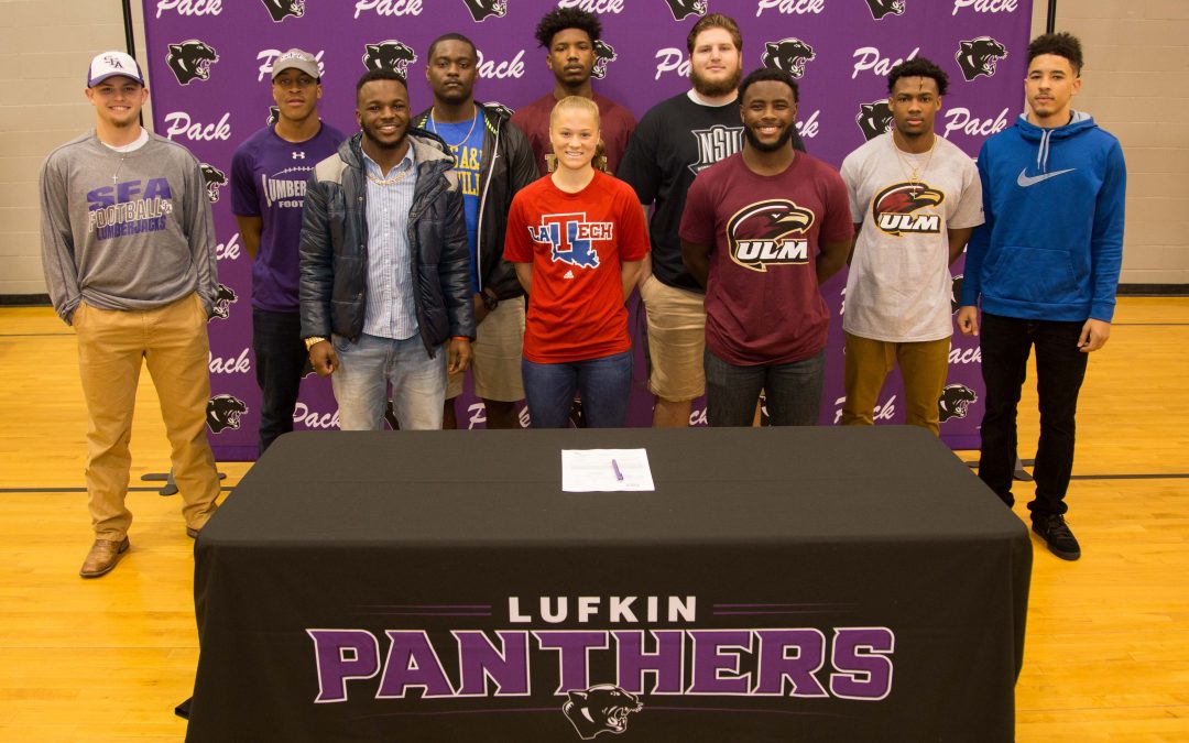 Congratulations to LHS athletes on National Signing Day!