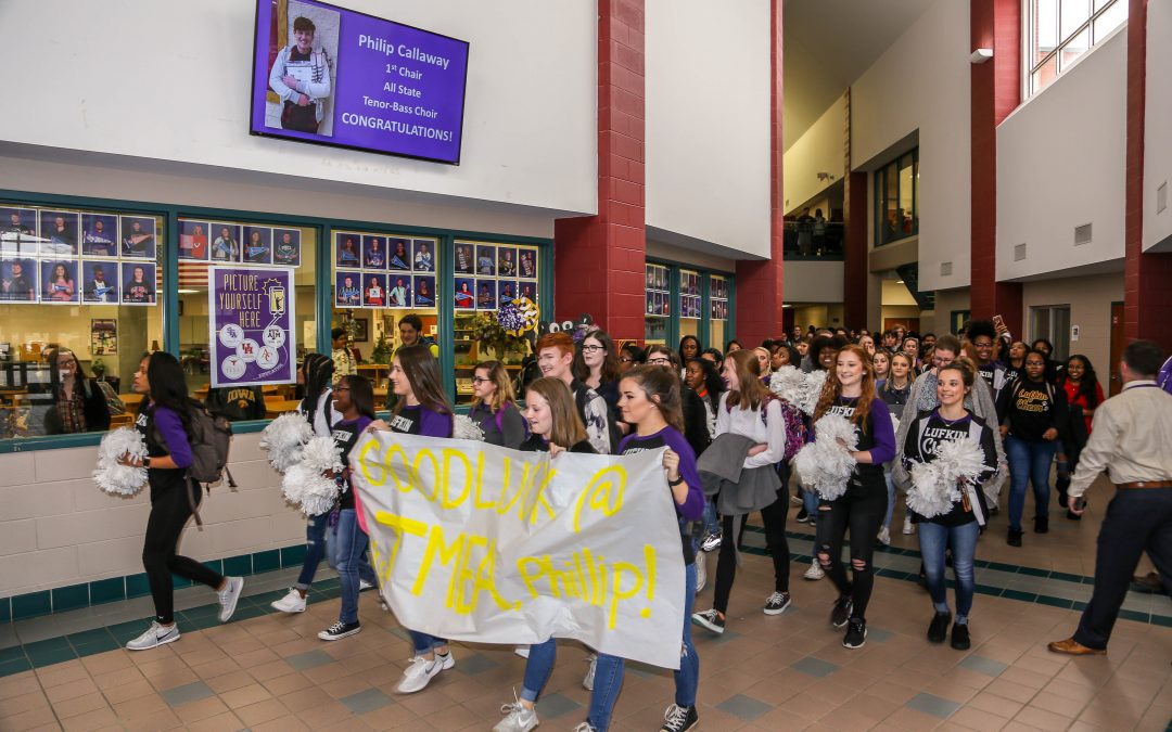 LHS Students & Staff Send Off Choir Student to State Competition