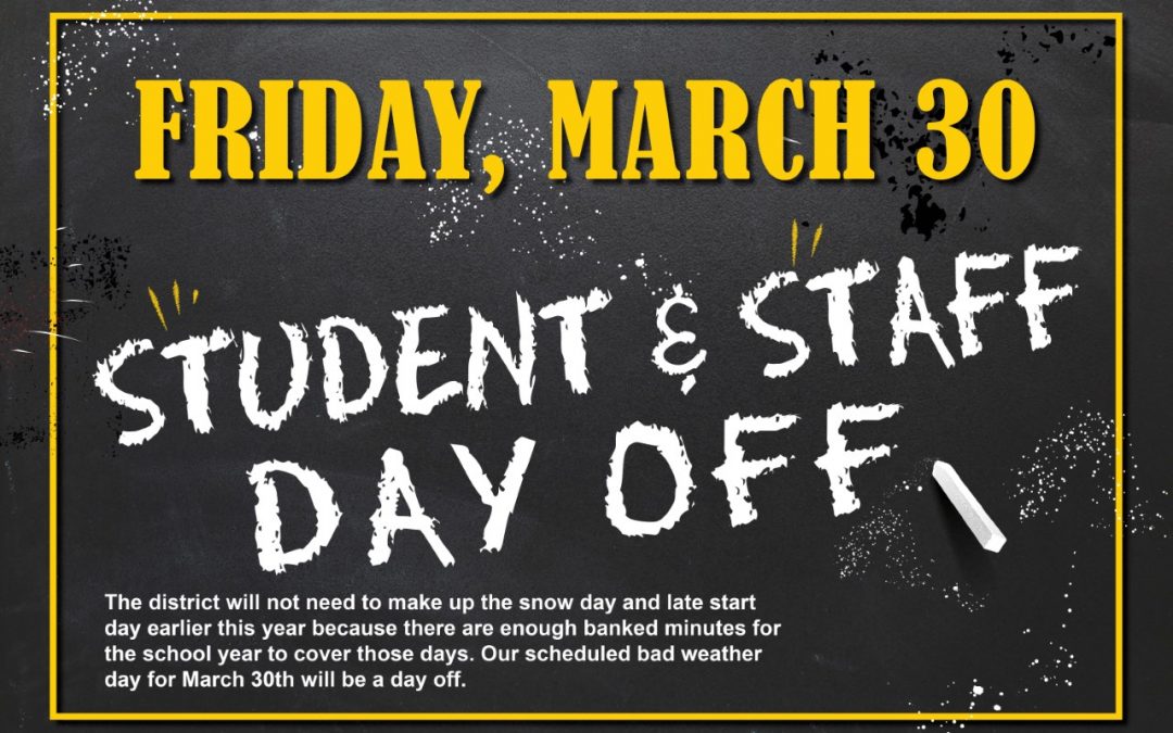 Student & Staff Day Off on Friday