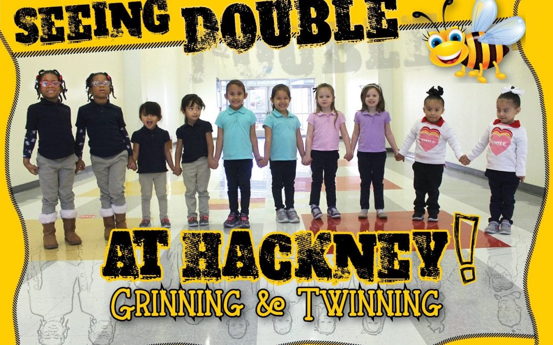 Double the fun! Hackney Primary has five sets of identical female twins