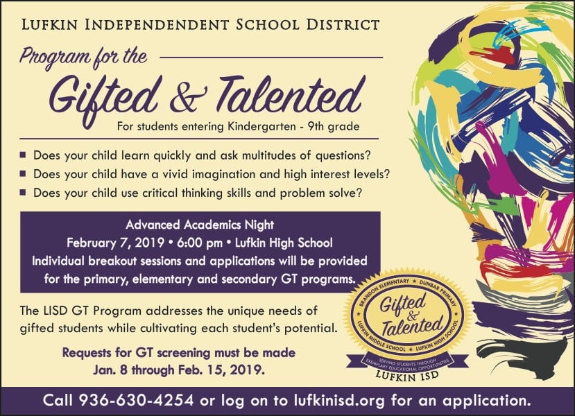 Gifted and Talented Screenings and Advanced Academics Night