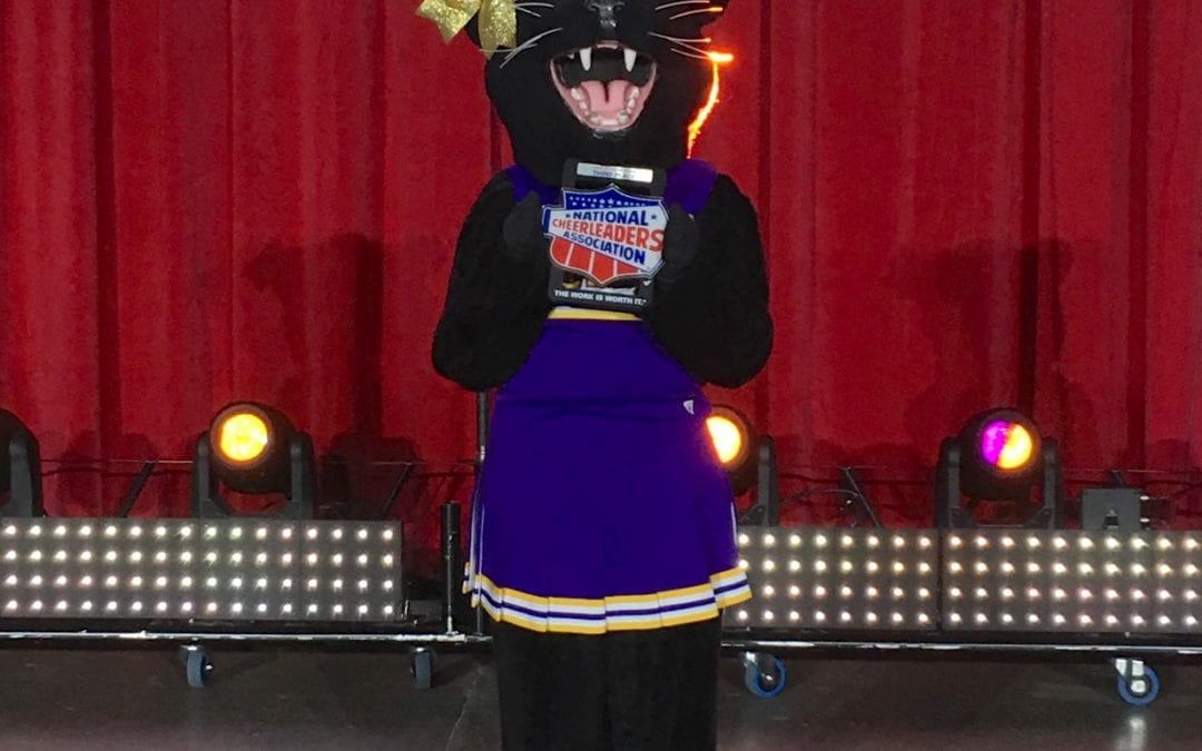 “Prissy the Panther” placed 3rd at NCA Mascot Championship