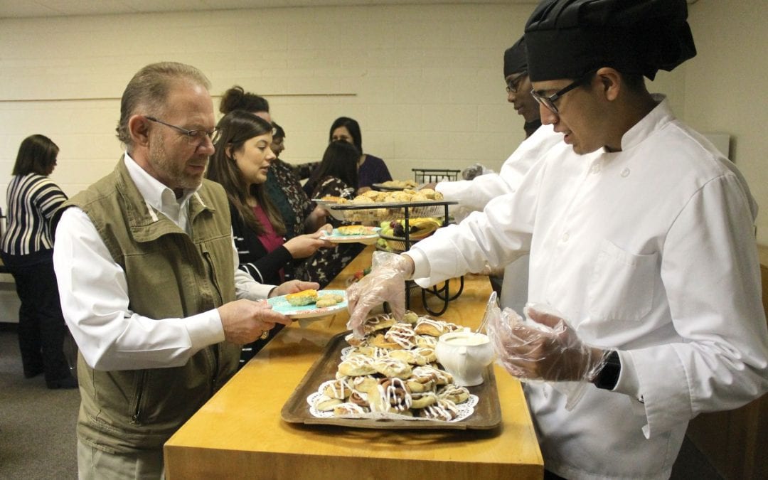 Culinary students serving up style