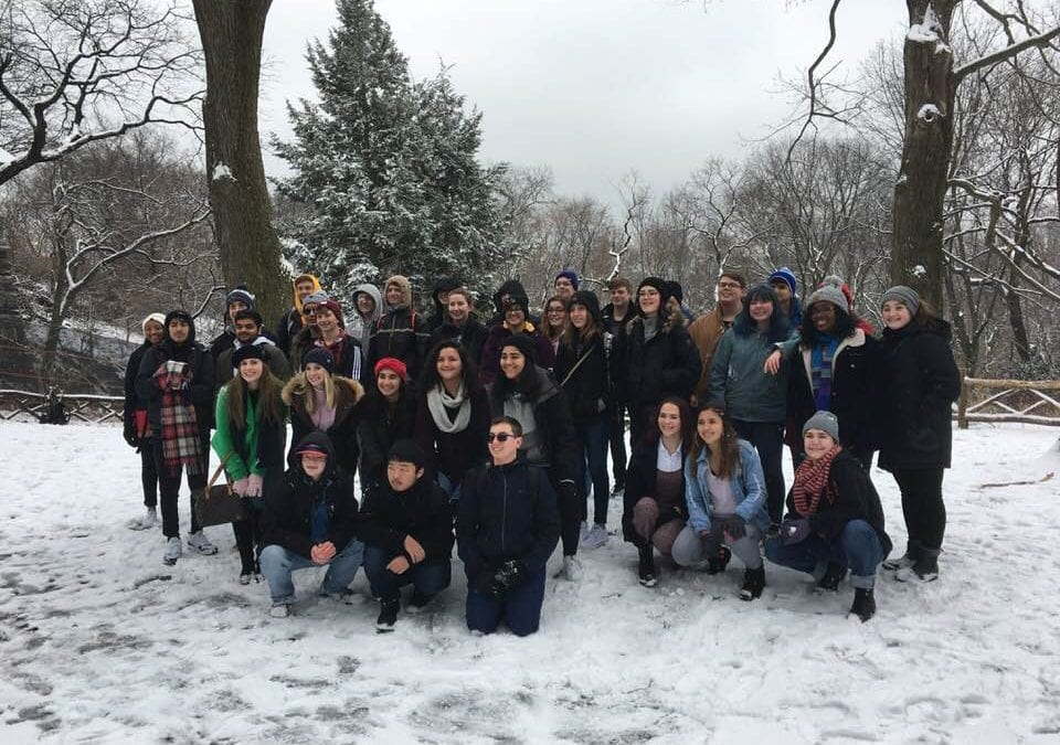 Snow in Central Park: Mrs. Torres reflects on NYC GT Trip