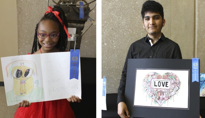Students put heart in their art for WHMC art contest