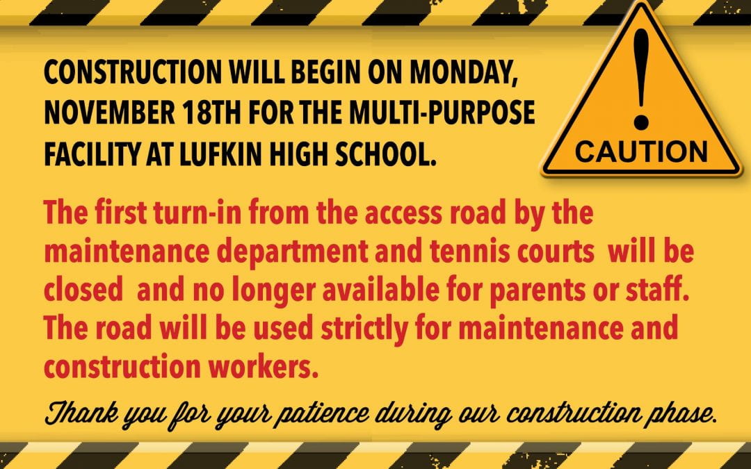 Construction to begin at LHS on Monday
