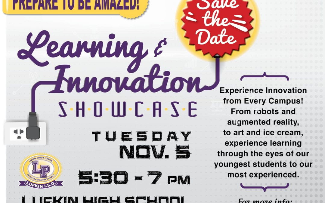 Come to the Learning & Innovation Showcase Tuesday Night