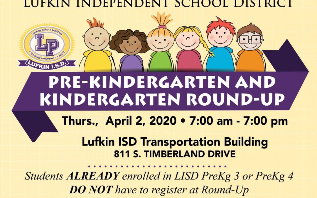 Round up the Pre-Kinder and Kindergarteners for 2020-2021 school year!