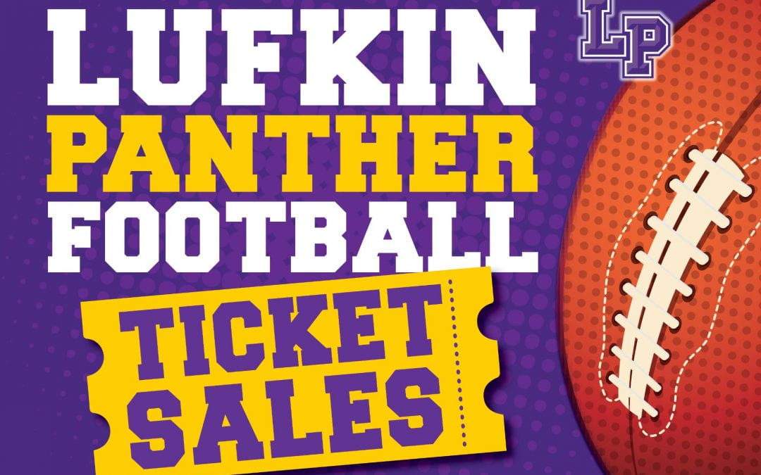 Tickets to the Friday night Panther football game will be available online Wednesday
