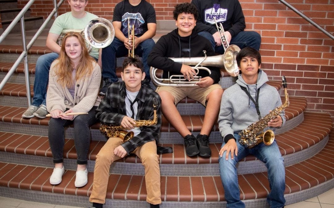 Lufkin Panther Band students earn spot in the TMEA Region 21 Freshman All-Region Band