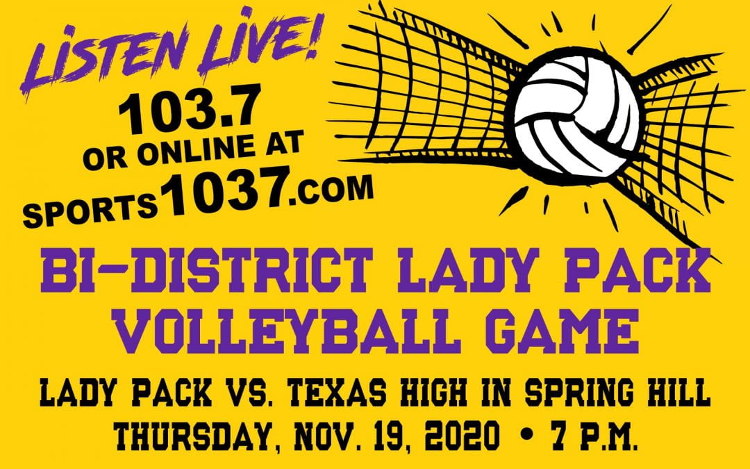 Listen Live to Lady Pack volleyball tonight