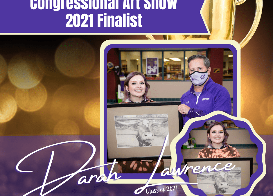 Senior art student selected as finalist in congressional art show
