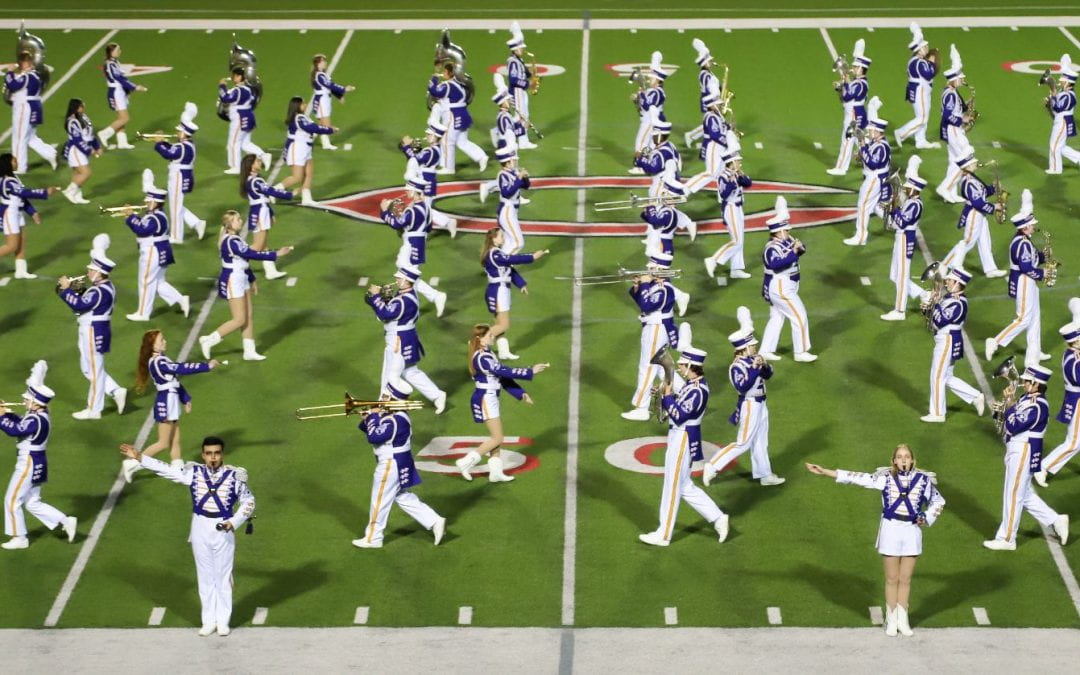 Lufkin Panther Marching Band received first division superior ratings