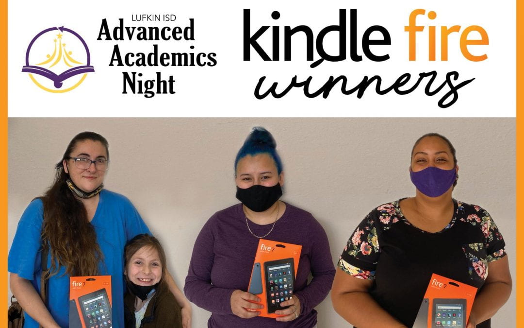 Congrats to the Kindle Fire winners from Advanced Academics virtual event