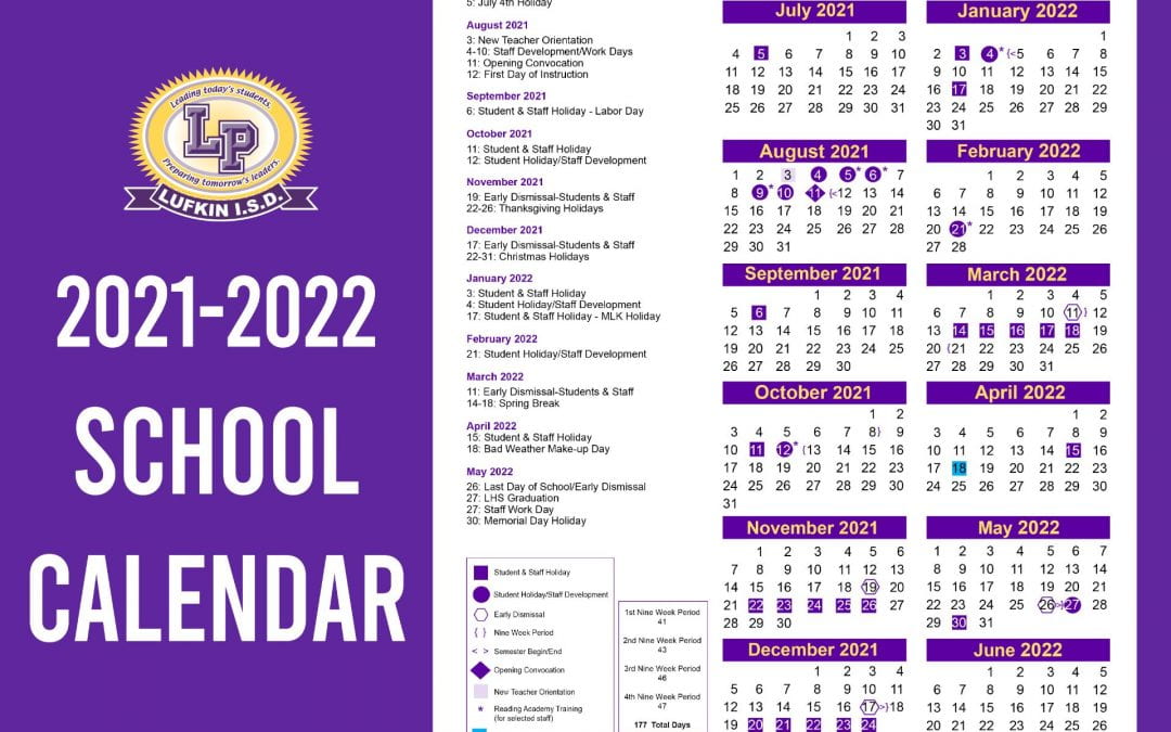 Lufkin ISD school board approves 2020-21 academic school calendar