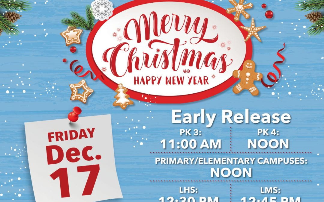 Early Release on Friday, December 17th