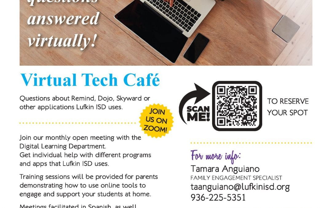 TECH TIME: Virtual Tech Cafe for parents