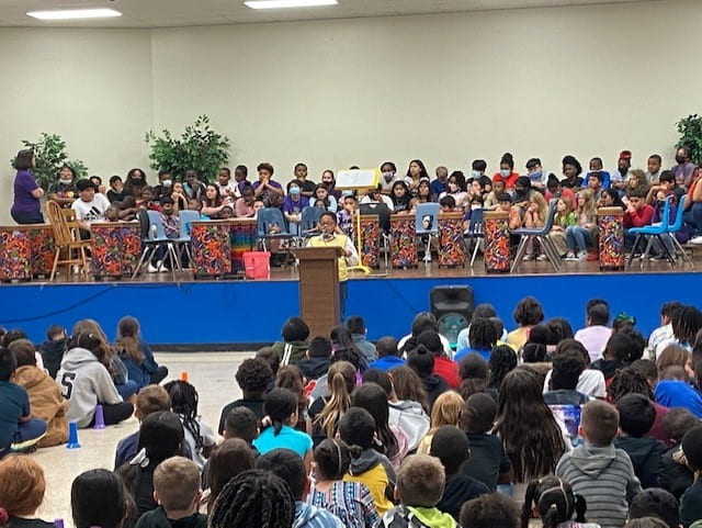Brookhollow Elementary celebrates Black History Month with rhythm and song