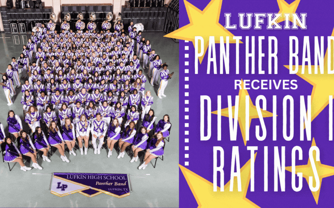 Lufkin Panther Marching Band shines at competition!