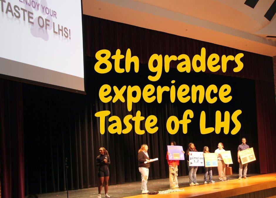 Lufkin Middle School students learn about high school electives at Taste of LHS