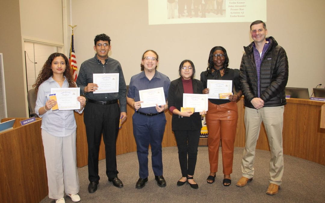 Lufkin ISD Board recognizes state qualifiers at February board meeting