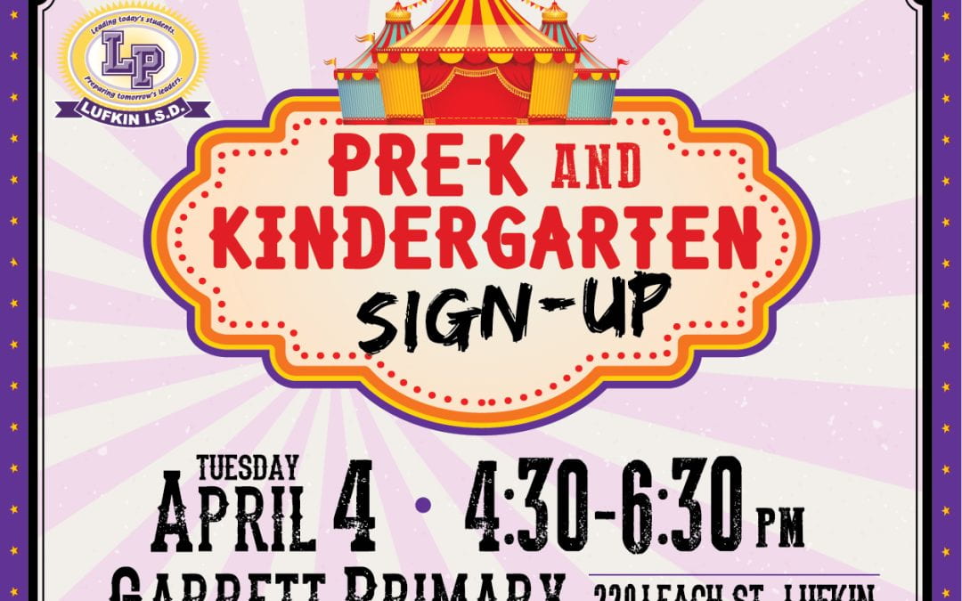 Pre-K and Kinder Round Up – new location this year!