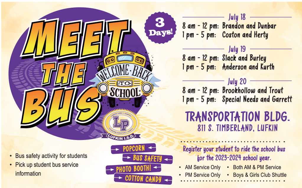 Meet the Bus event slated for Elementary/Primary/Special Needs bus riders