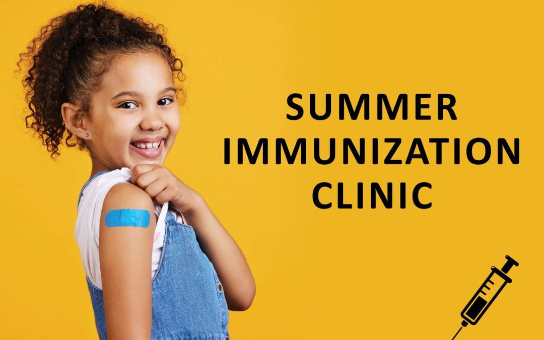 Summer Immunization Clinic for students who need vaccines before the school year
