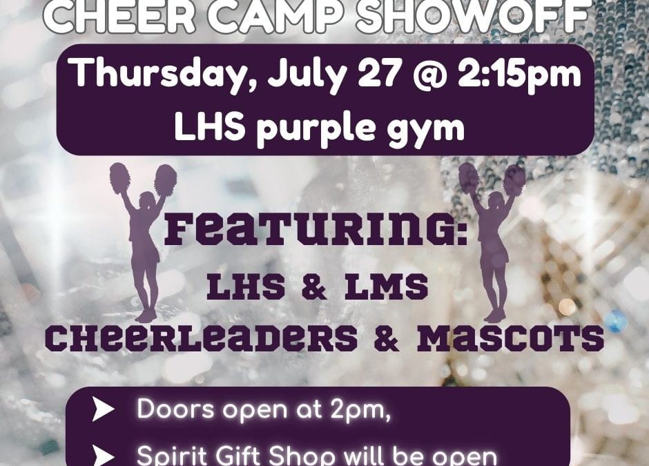Come cheer on our LMS & LHS Cheerleaders and Mascots!