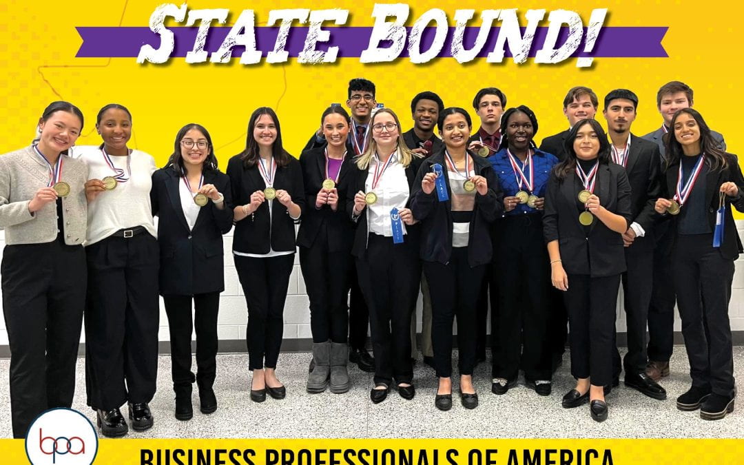 Eighteen students heading to STATE in Business Professionals of America competition