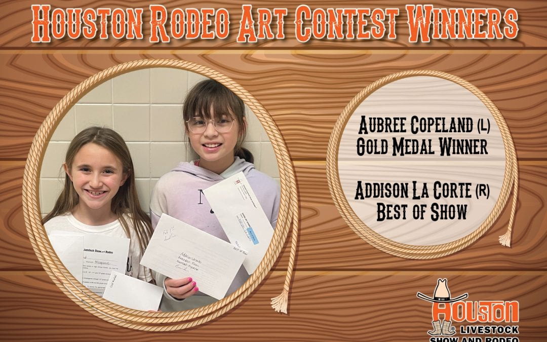 Brandon Elementary art contest winners’ artwork will be on display at Houston Livestock Show and Rodeo